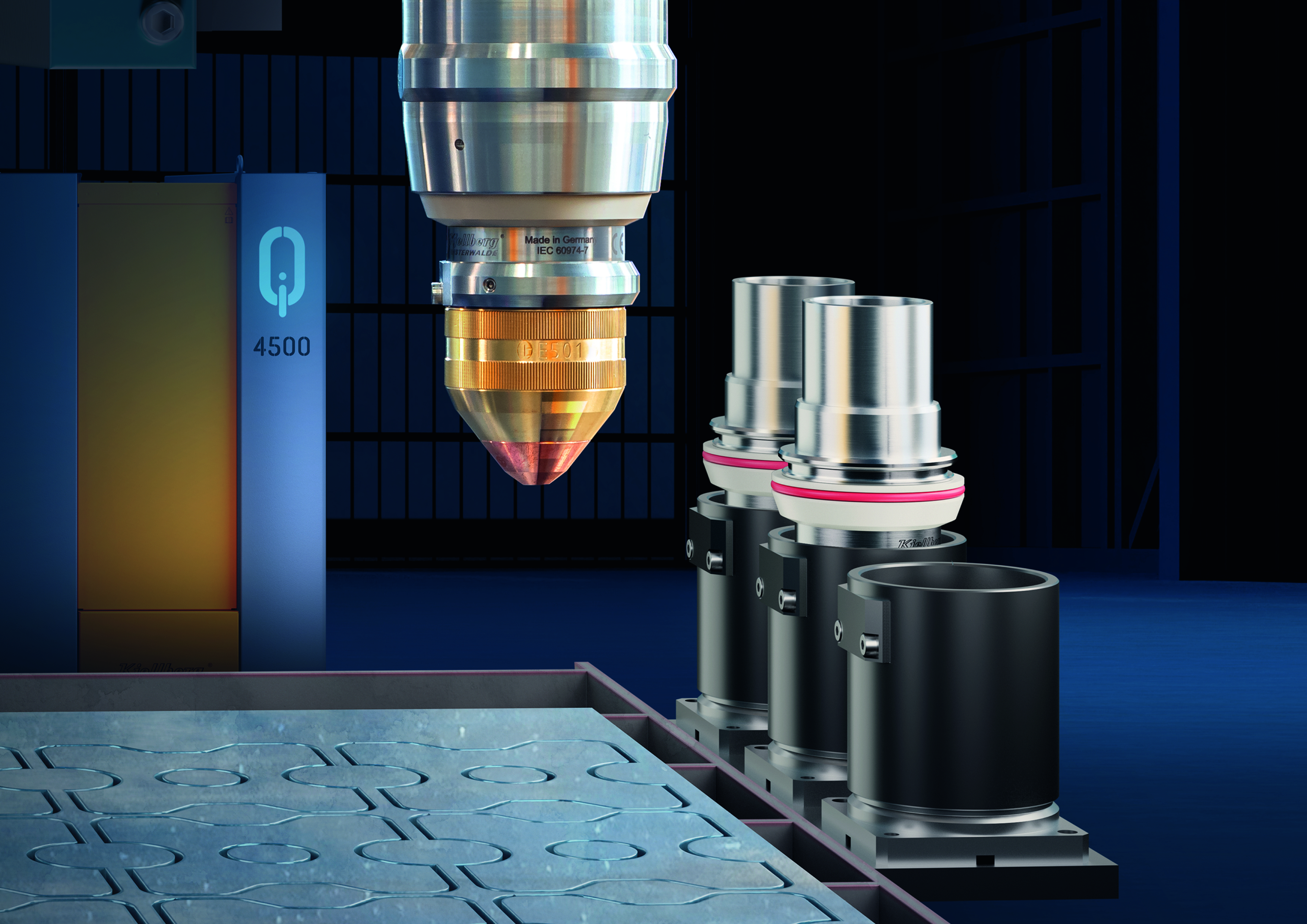 The Q-Torch Auto Change System easily adapts to varied requirements  (© Photo: Kjellberg Finsterwalde)