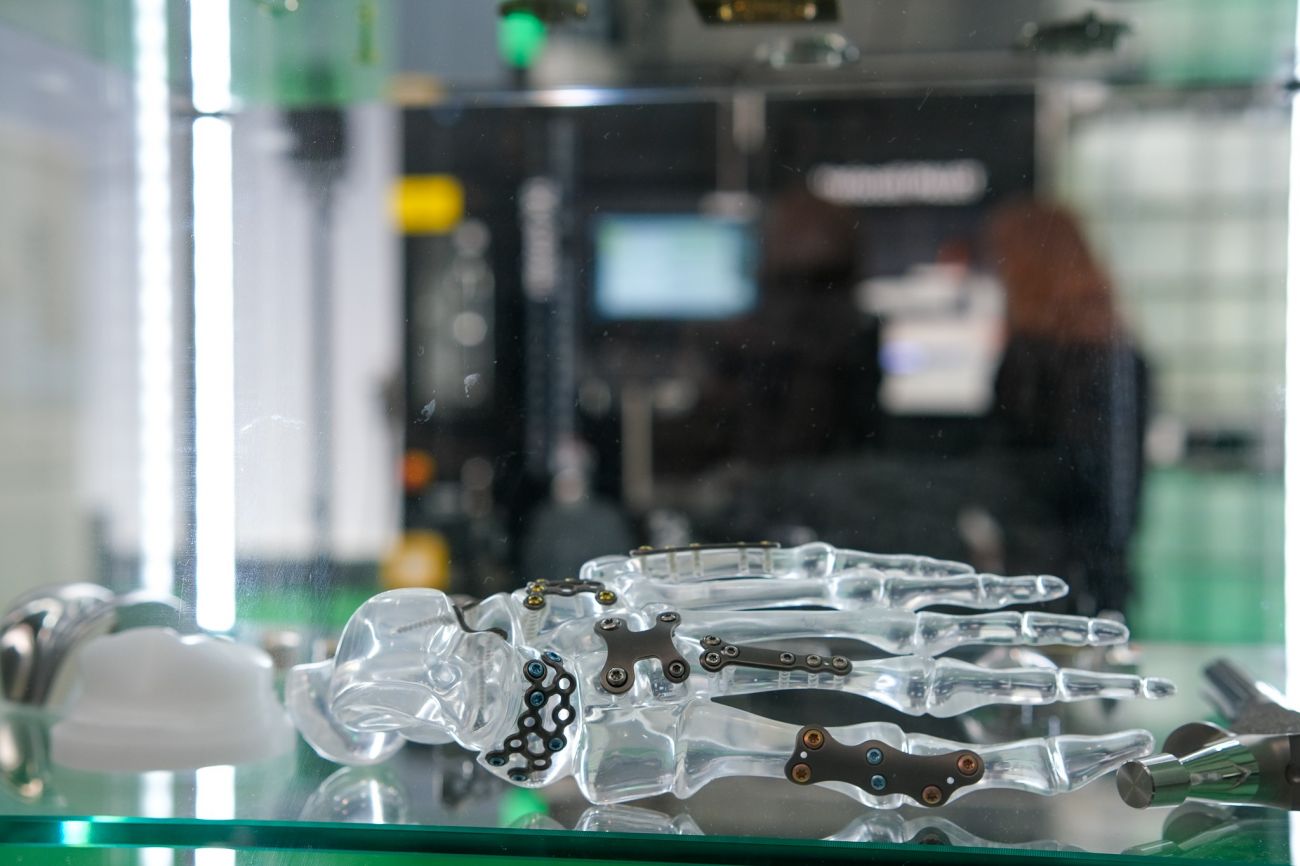 Machining excellence in the Workpiece Exhibition &ndash; here an exhibit from Medical Technology.