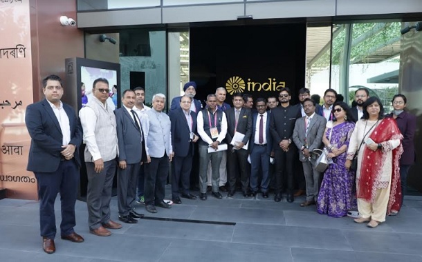 Uttar Pradesh delegation at India Pavilion in EXPO2020