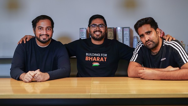 LtoR: Founders, Aditya Naik, Rahul Raj, and Rakesh Yadav