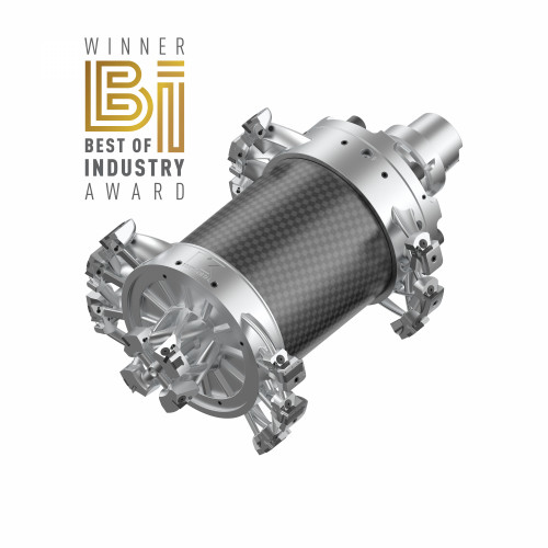 The 3D printed stator bore tool with carbon fiber body weighs 7.3kg