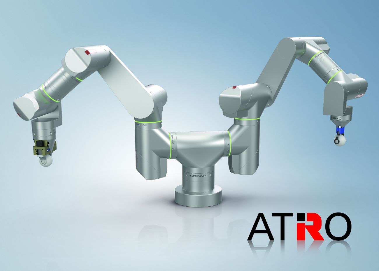 The new link modules allow ATRO kinematics to be set up even more flexibly – all the way through to multi-arm robots.