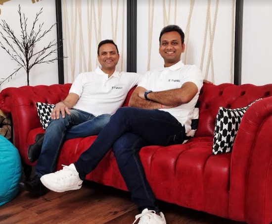 L-R: Suhas Patel, a serial entrepreneur along with Rahul Prajapat, an IIT Bombay alumni